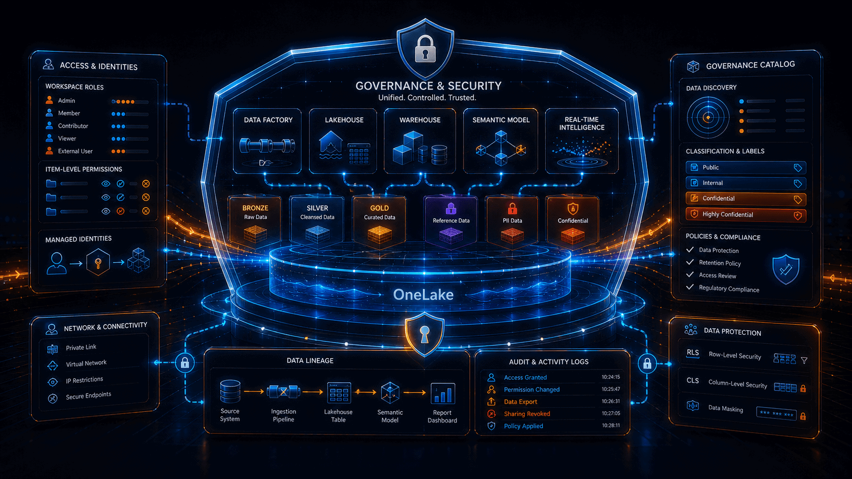 Data Governance in Microsoft Fabric schema